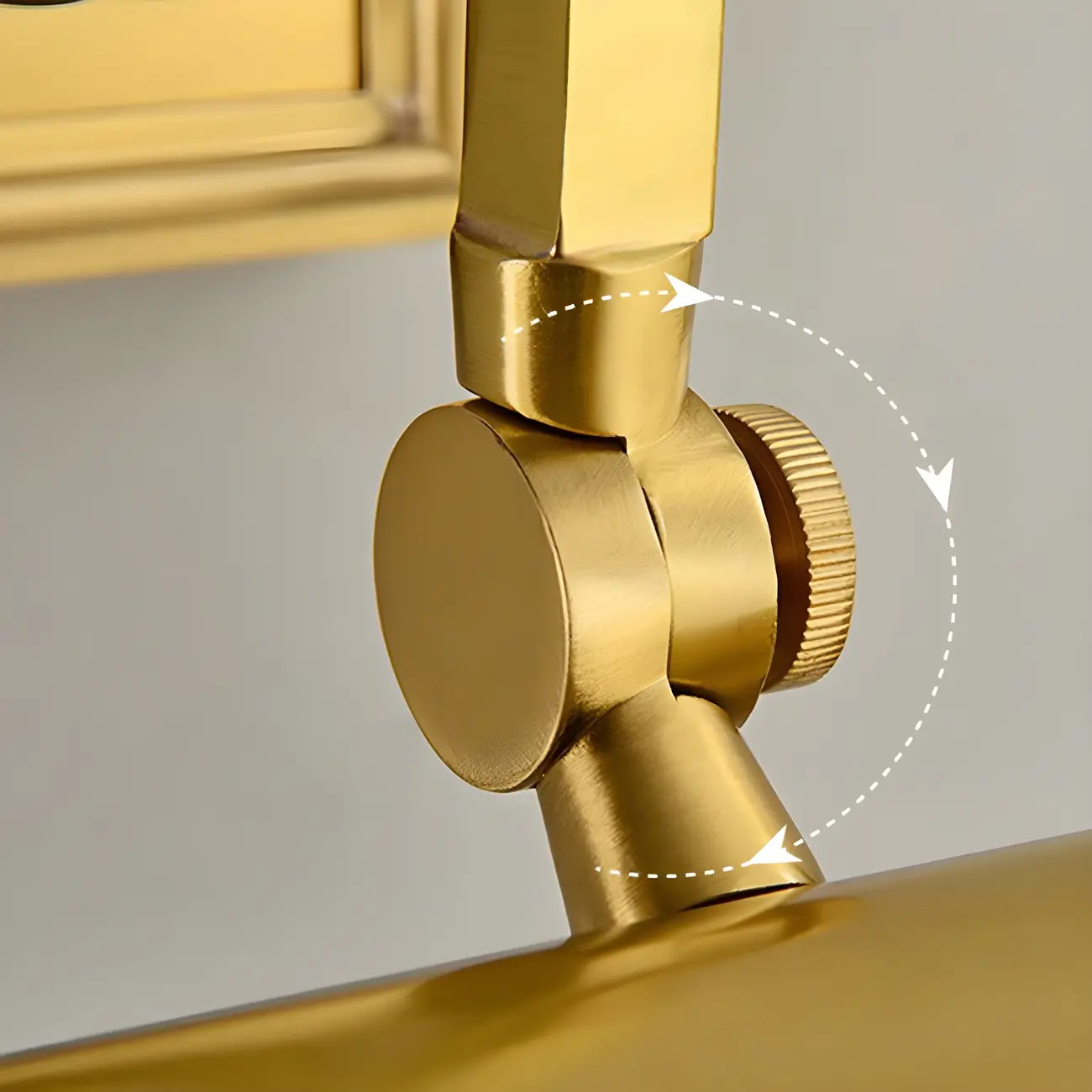 Classic Metal Tube Vanity Light with Copper Shade for Bathroom Image - 9 | homeyfad