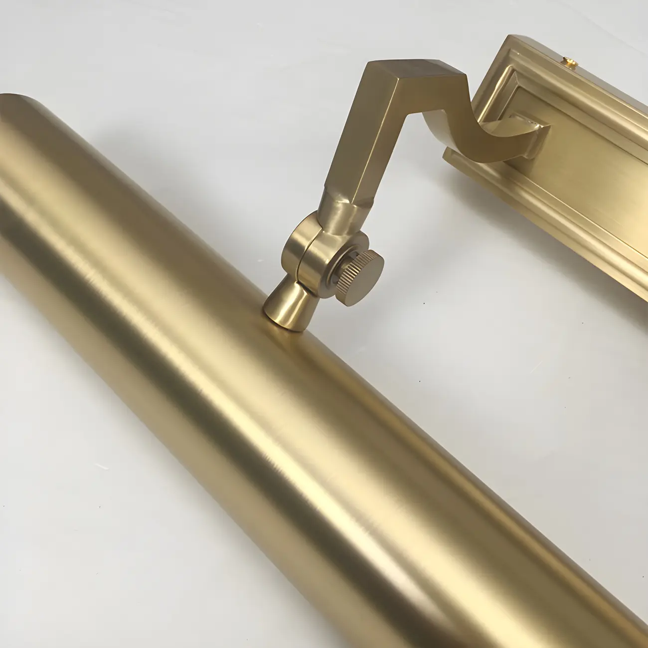 Classic Metal Tube Vanity Light with Copper Shade for Bathroom Image - 11 | homeyfad