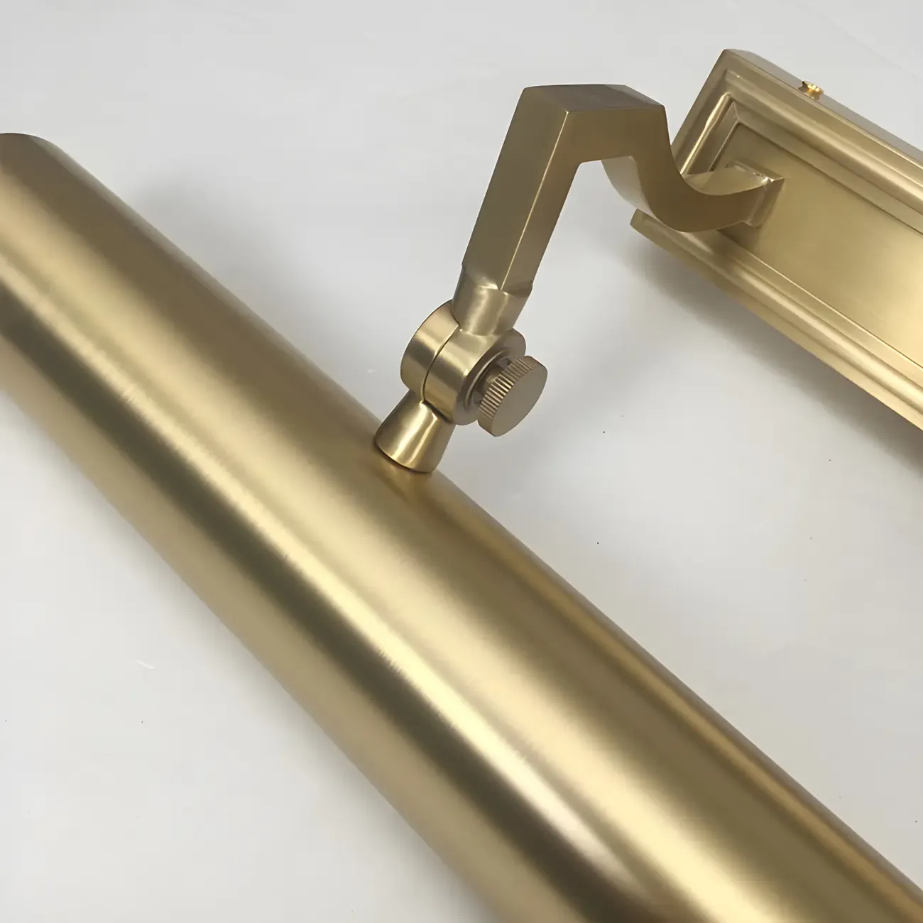 Classic Metal Tube Vanity Light with Copper Shade for Bathroom Image - 11