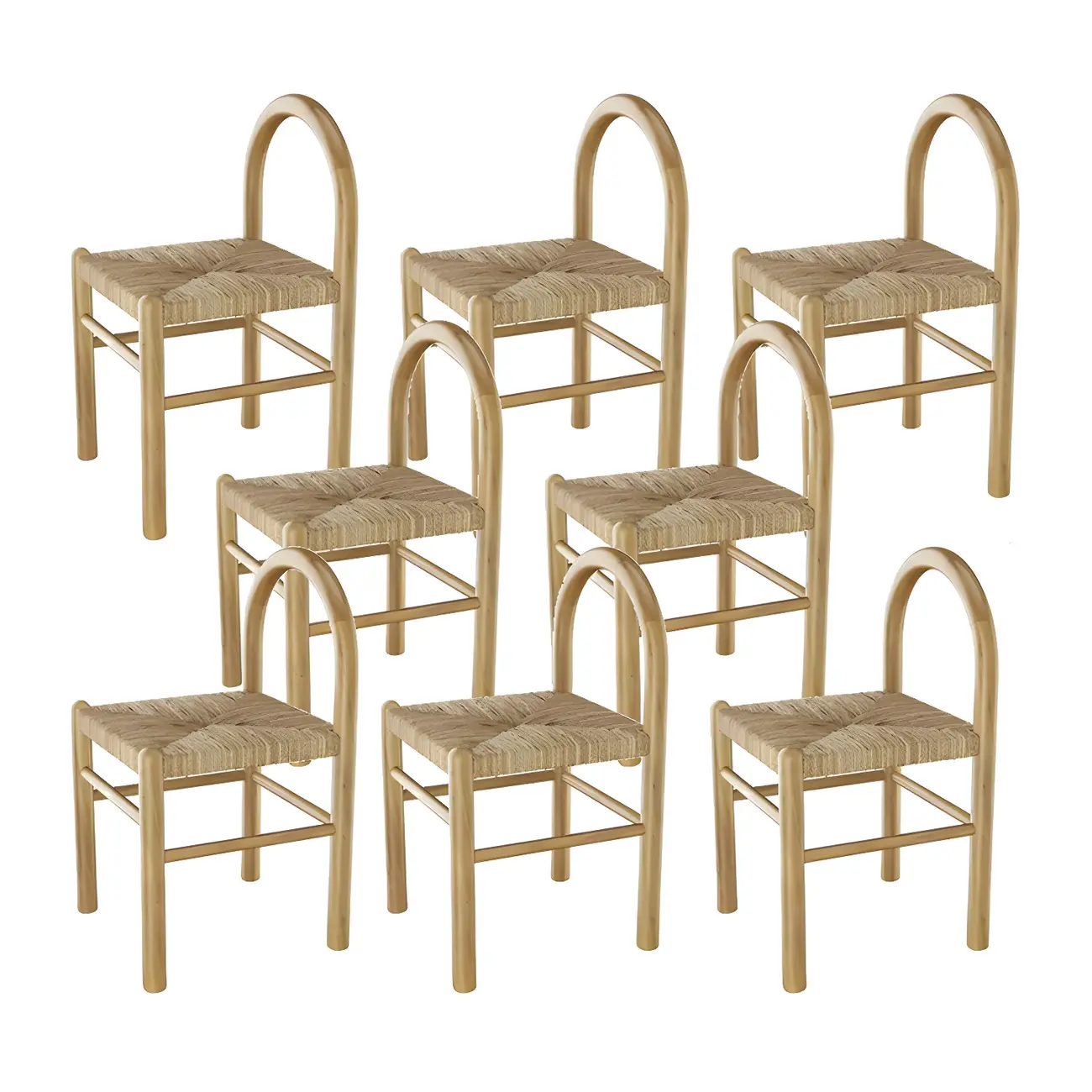 Rustic Wood Natural Texture Cushion Bar Stool Image - 23 | homeyfad