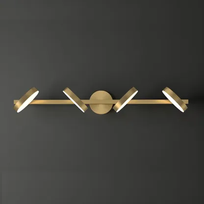 Minimalist Metal Vanity Light with LED for Bathroom Decor Image - 8