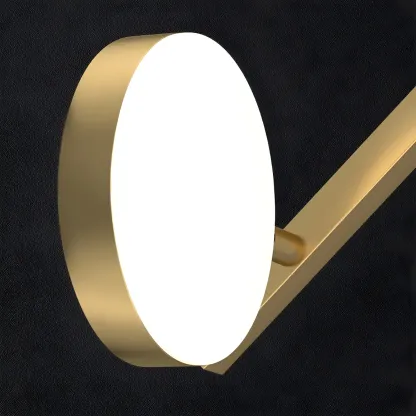 Minimalist Metal Vanity Light with LED for Bathroom Decor Image - 11