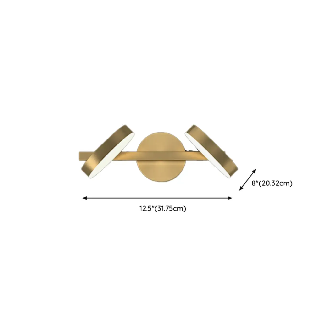 Minimalist Metal Vanity Light with LED for Bathroom Decor Image - 13