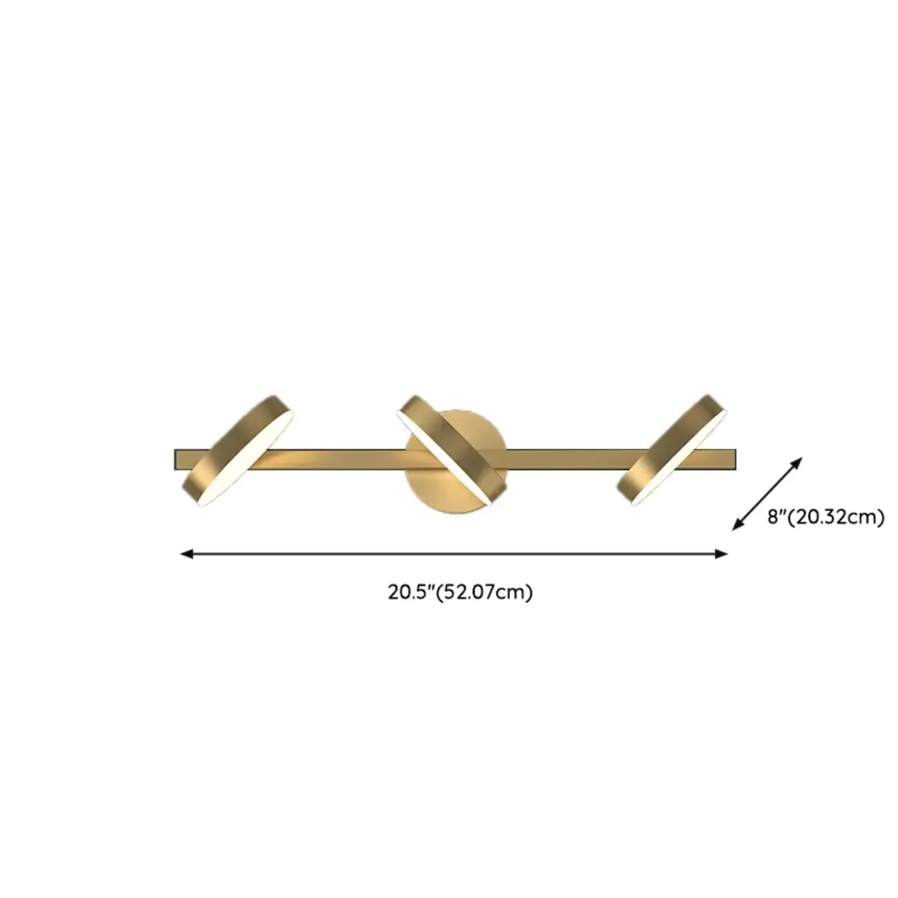 Minimalist Metal Vanity Light with LED for Bathroom Decor Image - 14