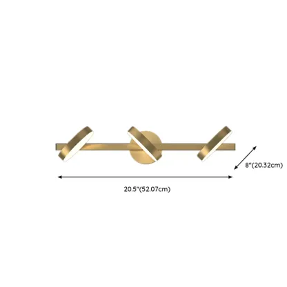 Minimalist Metal Vanity Light with LED for Bathroom Decor Image - 14