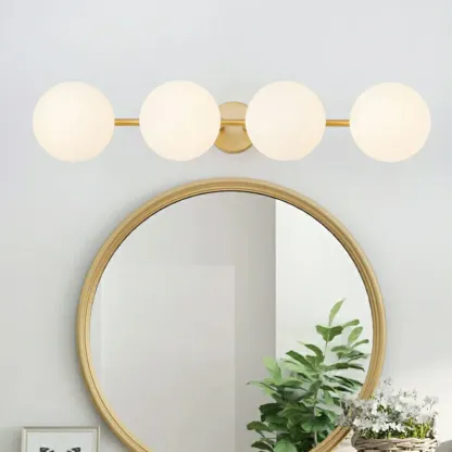 Stylish Globe Metal Vanity Light with Stretchable Design for Home Image - 3
