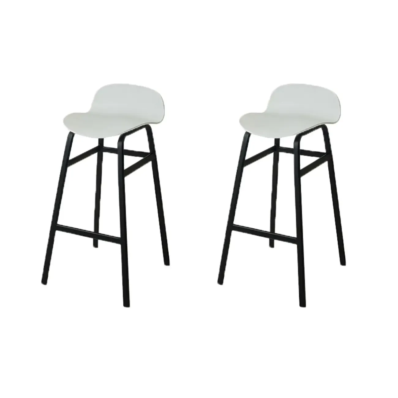 Glam Leather Adjustable Bar Stools with Backrest for Dining Room Image - 5