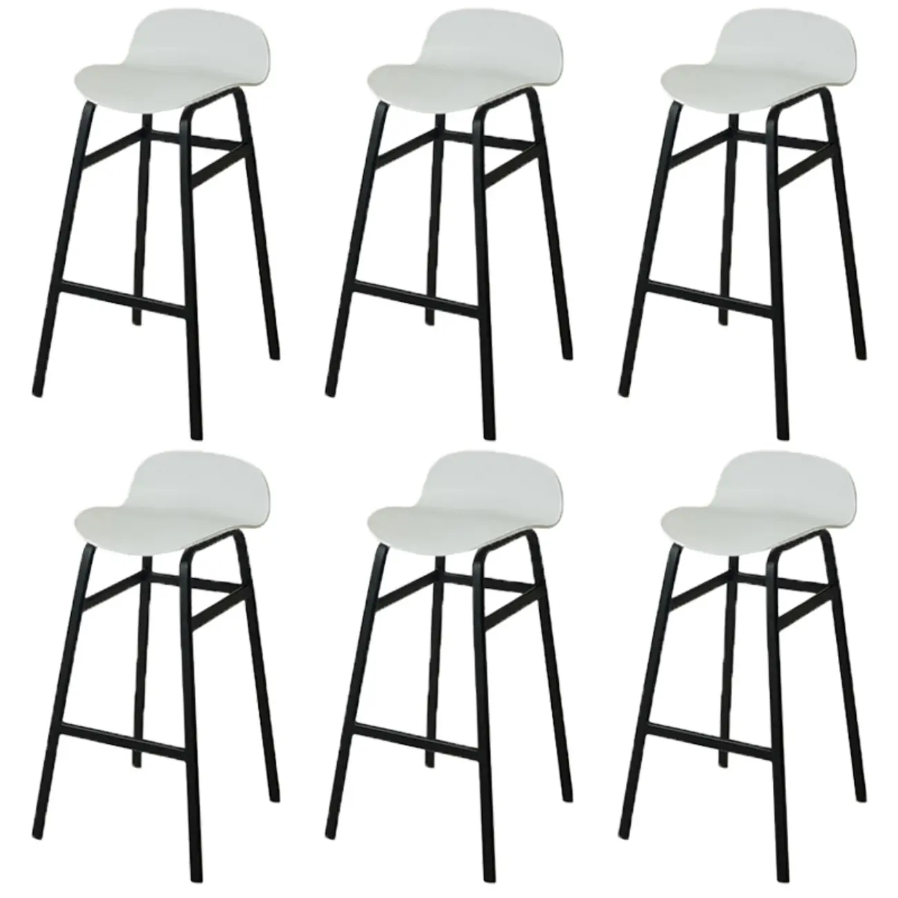 Glam Leather Adjustable Bar Stools with Backrest for Dining Room Image - 7 | homeyfad