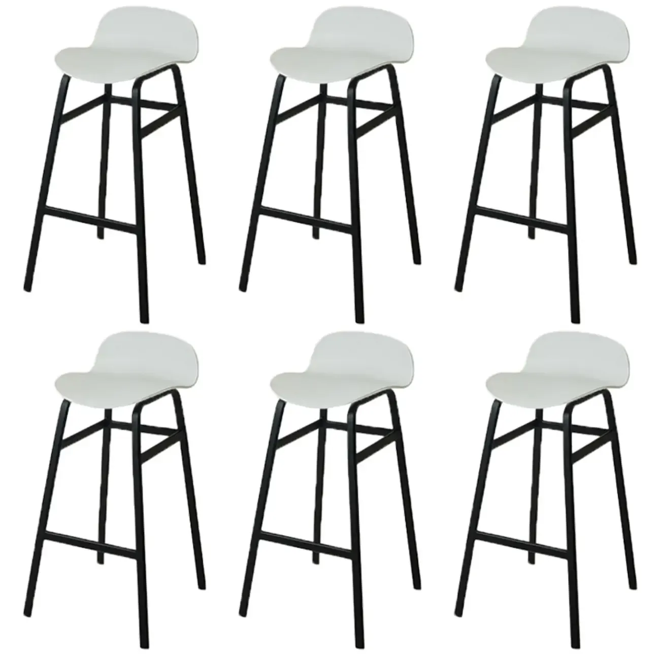 Glam Leather Adjustable Bar Stools with Backrest for Dining Room Image - 7