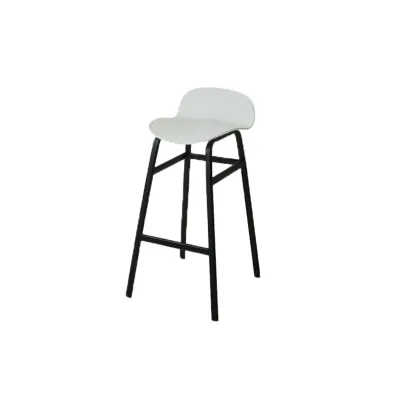 Glam Leather Adjustable Bar Stools with Backrest for Dining Room Image - 10
