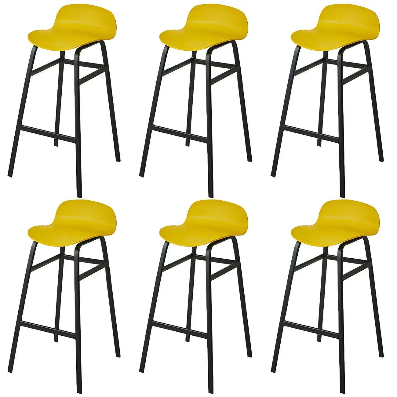Glam Leather Adjustable Bar Stools with Backrest for Dining Room Image - 18