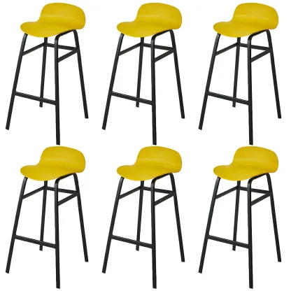 Glam Leather Adjustable Bar Stools with Backrest for Dining Room Image - 18
