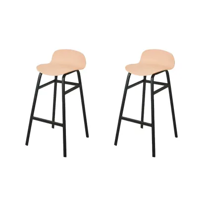 Glam Leather Adjustable Bar Stools with Backrest for Dining Room Image - 23