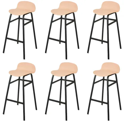 Glam Leather Adjustable Bar Stools with Backrest for Dining Room Image - 25