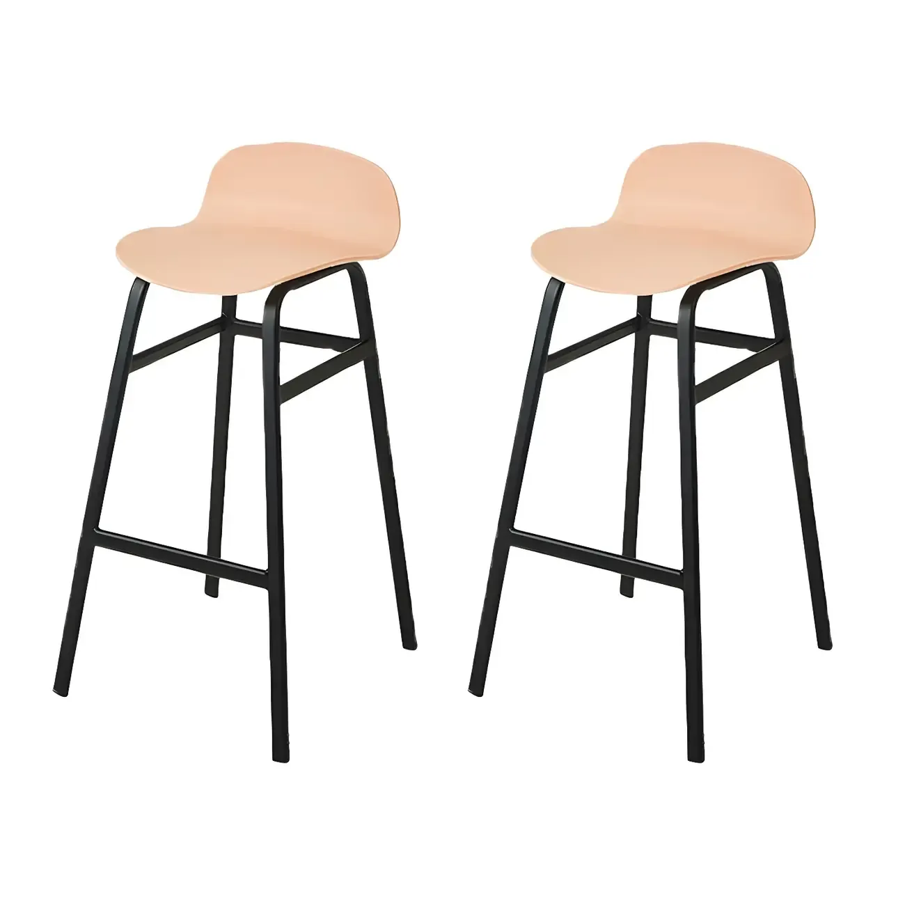 Glam Leather Adjustable Bar Stools with Backrest for Dining Room Image - 33