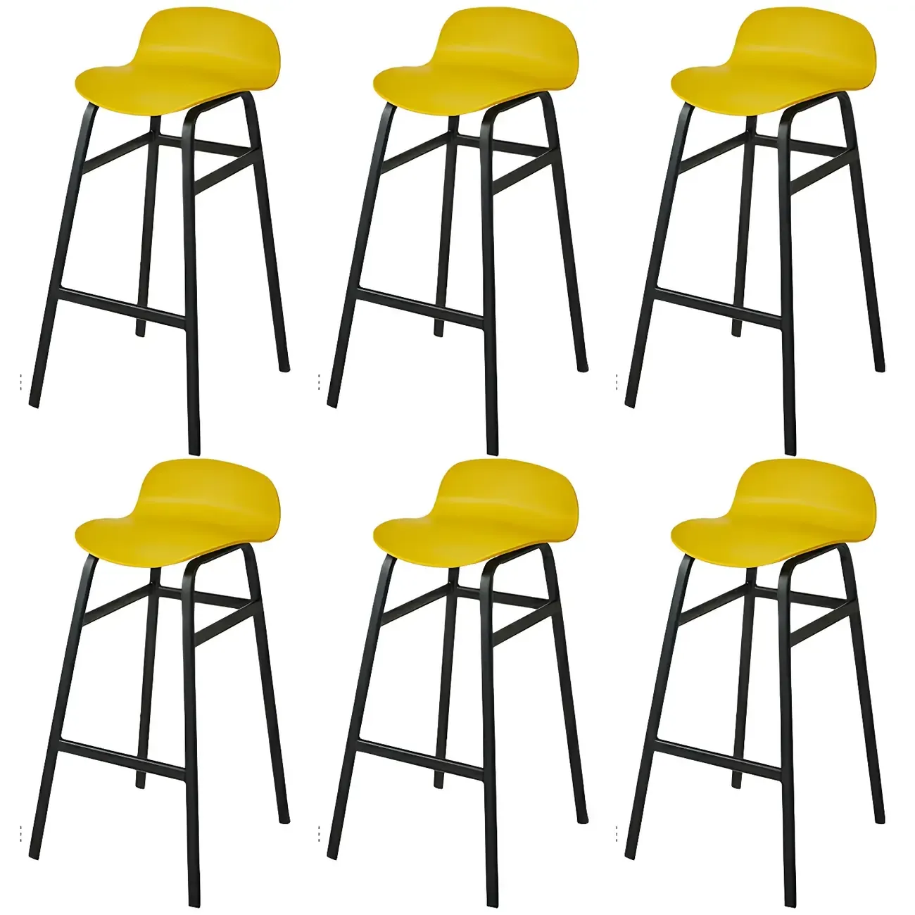 Glam Leather Adjustable Bar Stools with Backrest for Dining Room Image - 45