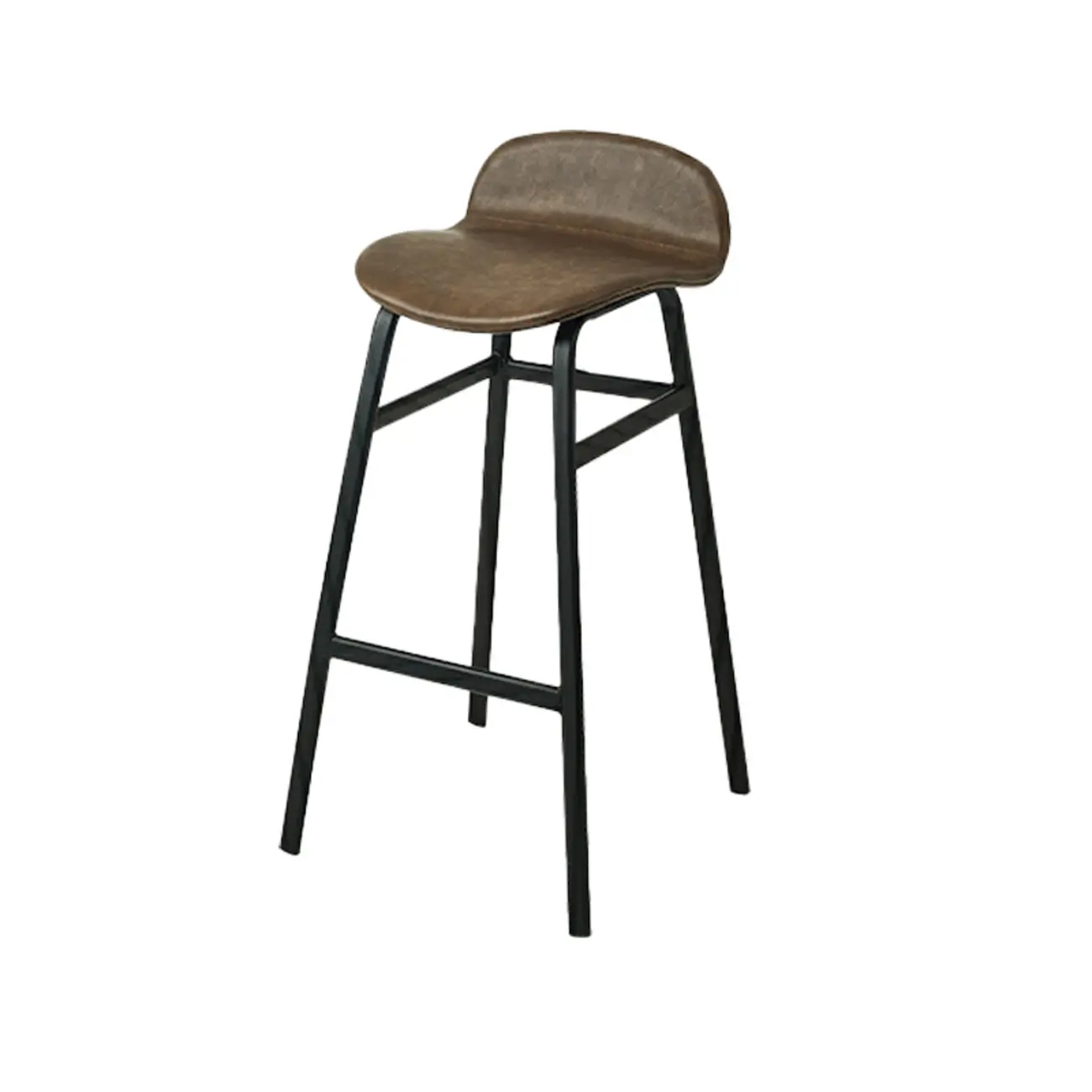 Glam Leather Adjustable Bar Stools with Backrest for Dining Room Image - 62 | homeyfad