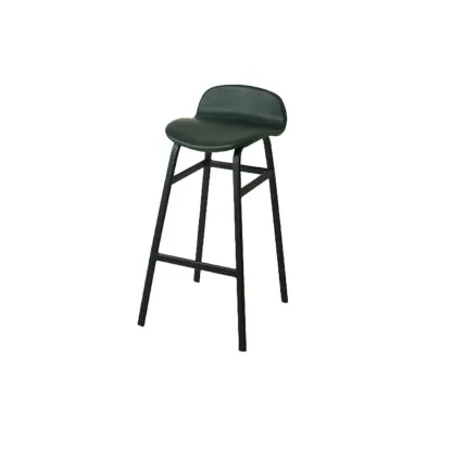 Glam Leather Adjustable Bar Stools with Backrest for Dining Room Image - 67