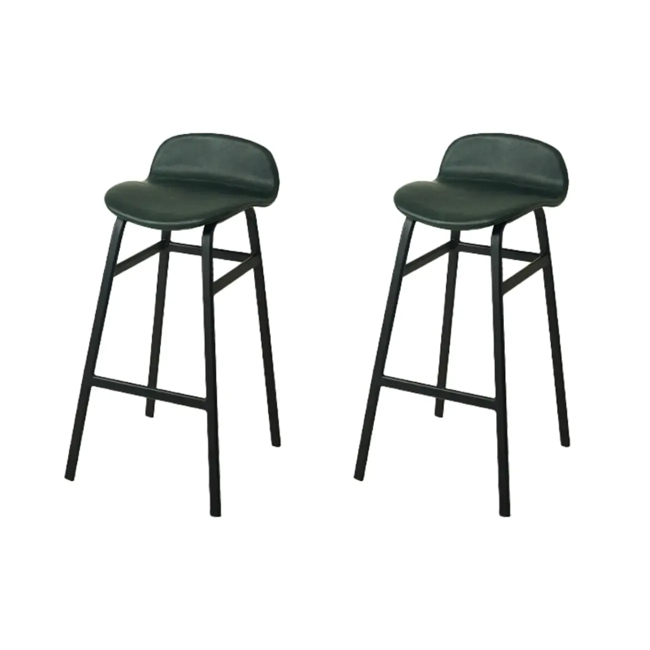 Glam Leather Adjustable Bar Stools with Backrest for Dining Room Image - 68