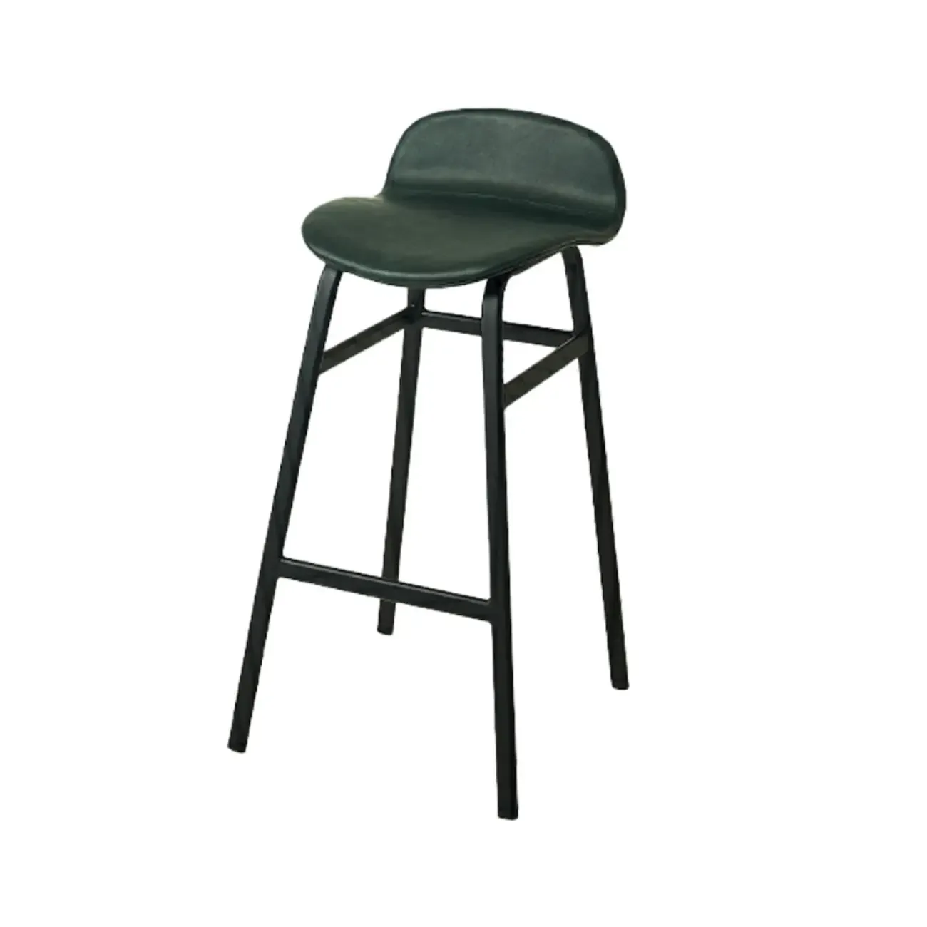 Glam Leather Adjustable Bar Stools with Backrest for Dining Room Image - 77