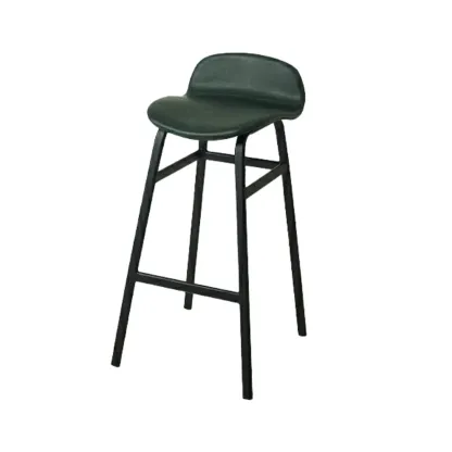 Glam Leather Adjustable Bar Stools with Backrest for Dining Room Image - 77