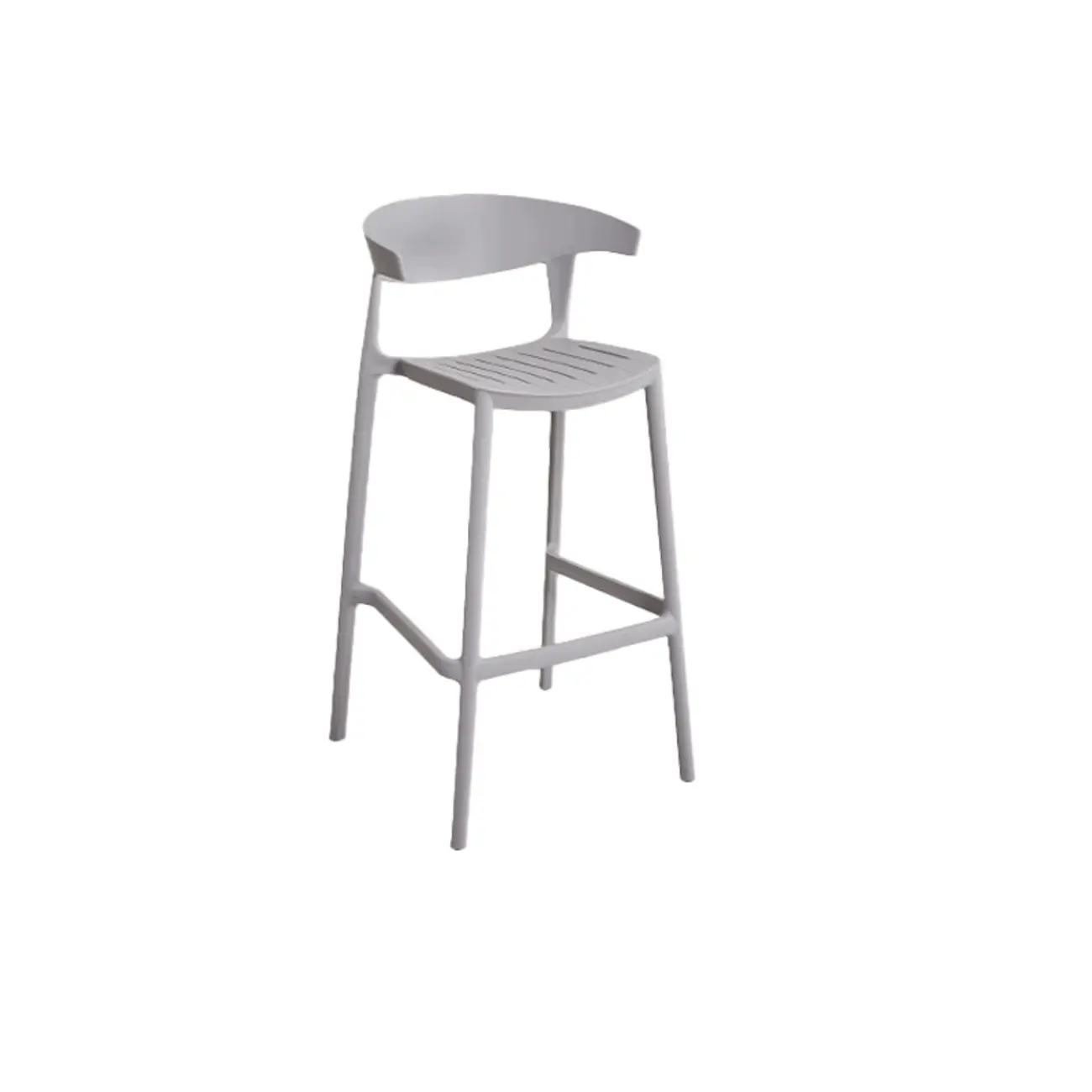 Modern Acrylic Sleek Durable Vibrant Colors Bar Stool Image - 11 | homeyfad