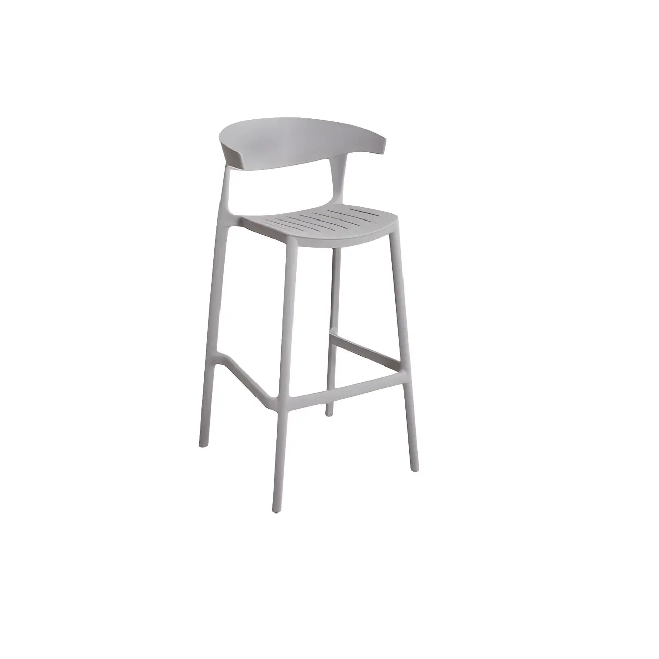 Modern Acrylic Sleek Durable Vibrant Colors Bar Stool Image - 15 | homeyfad