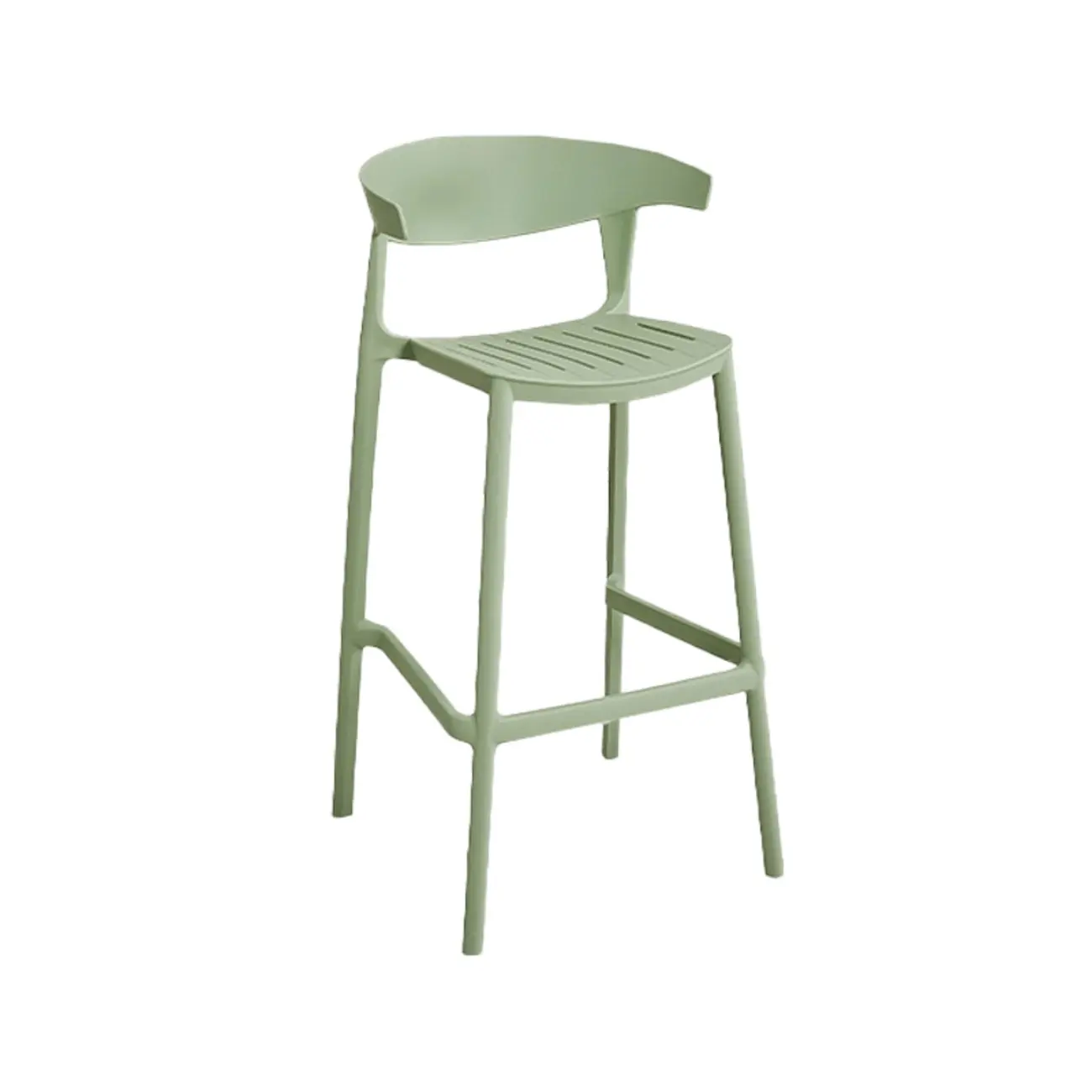 Modern Acrylic Sleek Durable Vibrant Colors Bar Stool Image - 17 | homeyfad