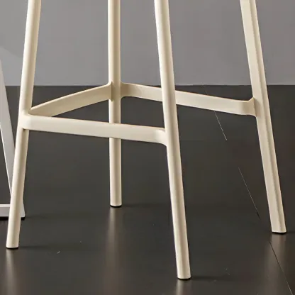 Modern Acrylic Sleek Durable Vibrant Colors Bar Stool Image - 9