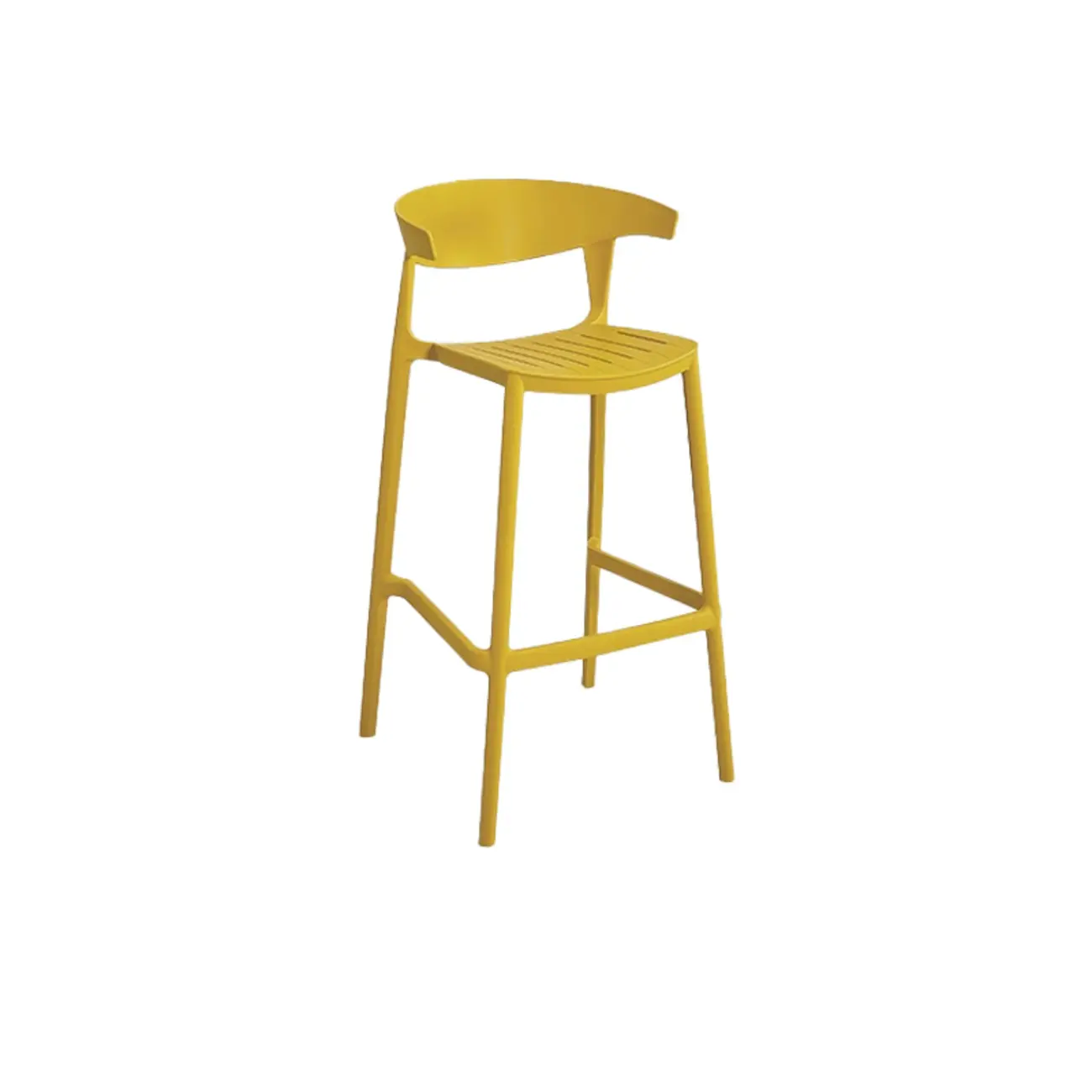 Modern Acrylic Sleek Durable Vibrant Colors Bar Stool Image - 22 | homeyfad