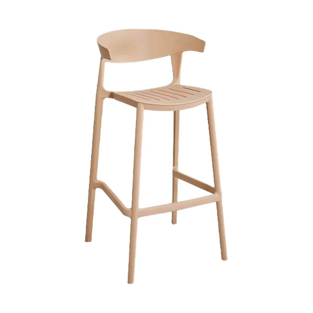 Modern Acrylic Sleek Durable Vibrant Colors Bar Stool Image - 27 | homeyfad