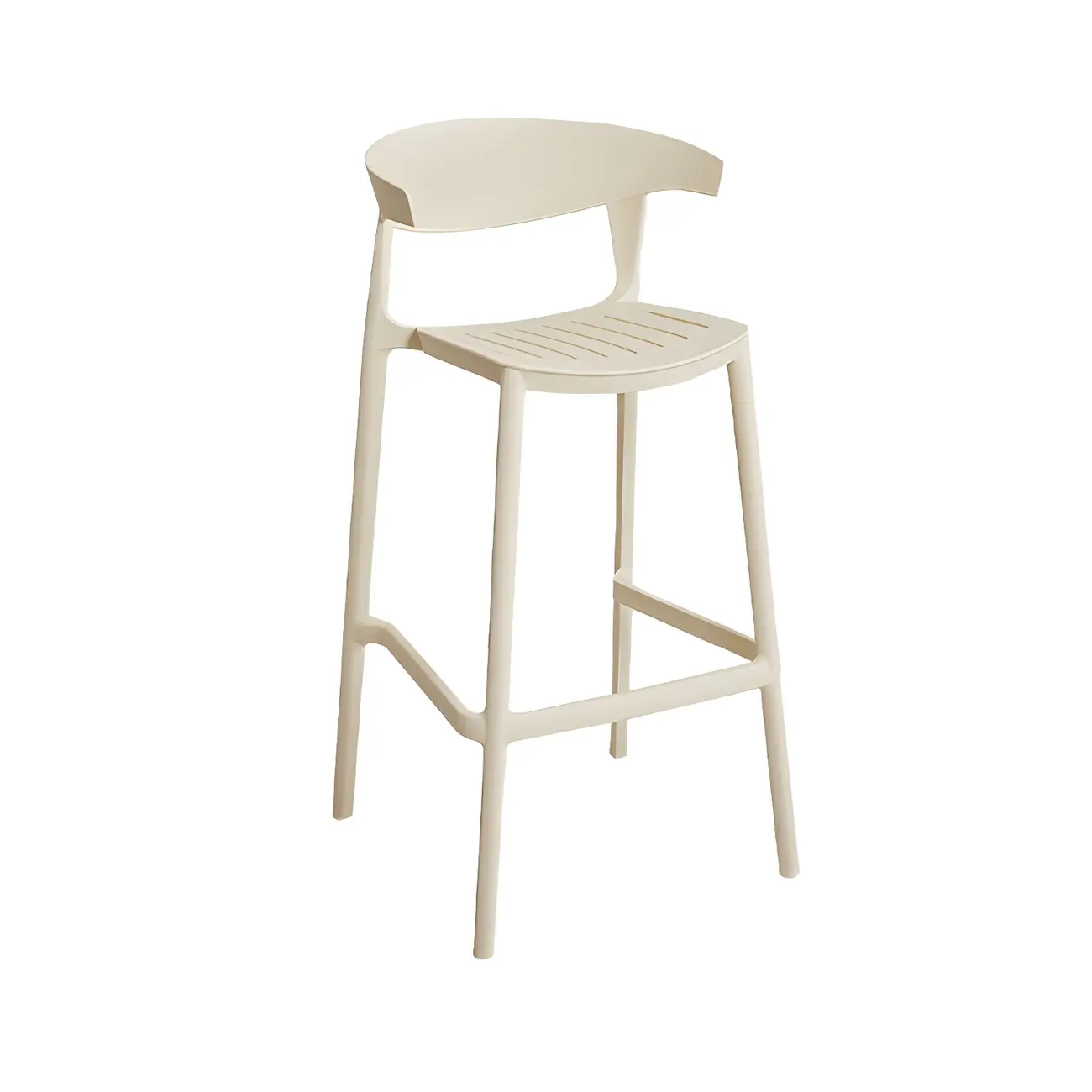 Modern Acrylic Sleek Durable Vibrant Colors Bar Stool Image - 37 | homeyfad
