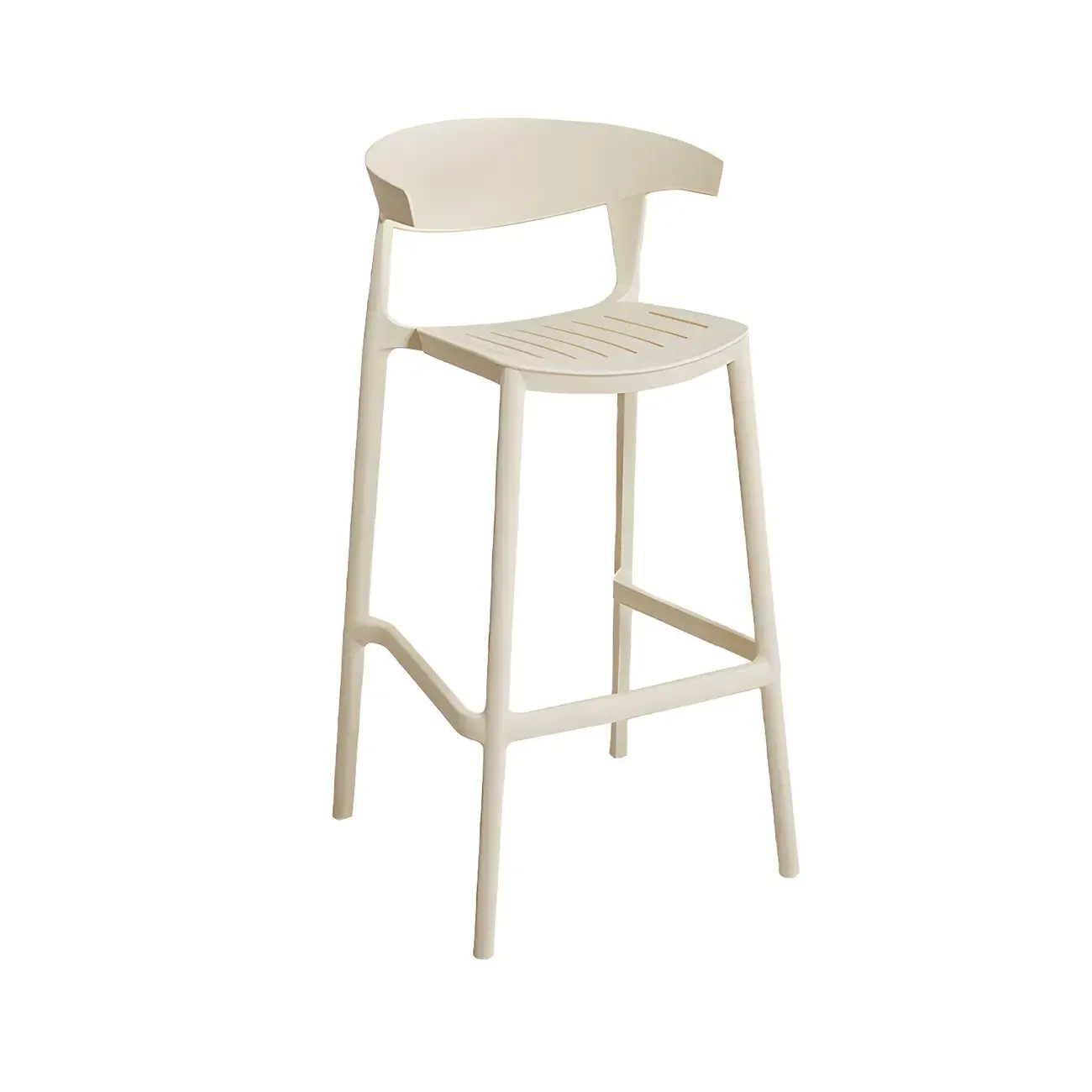 Modern Acrylic Sleek Durable Vibrant Colors Bar Stool Image - 37