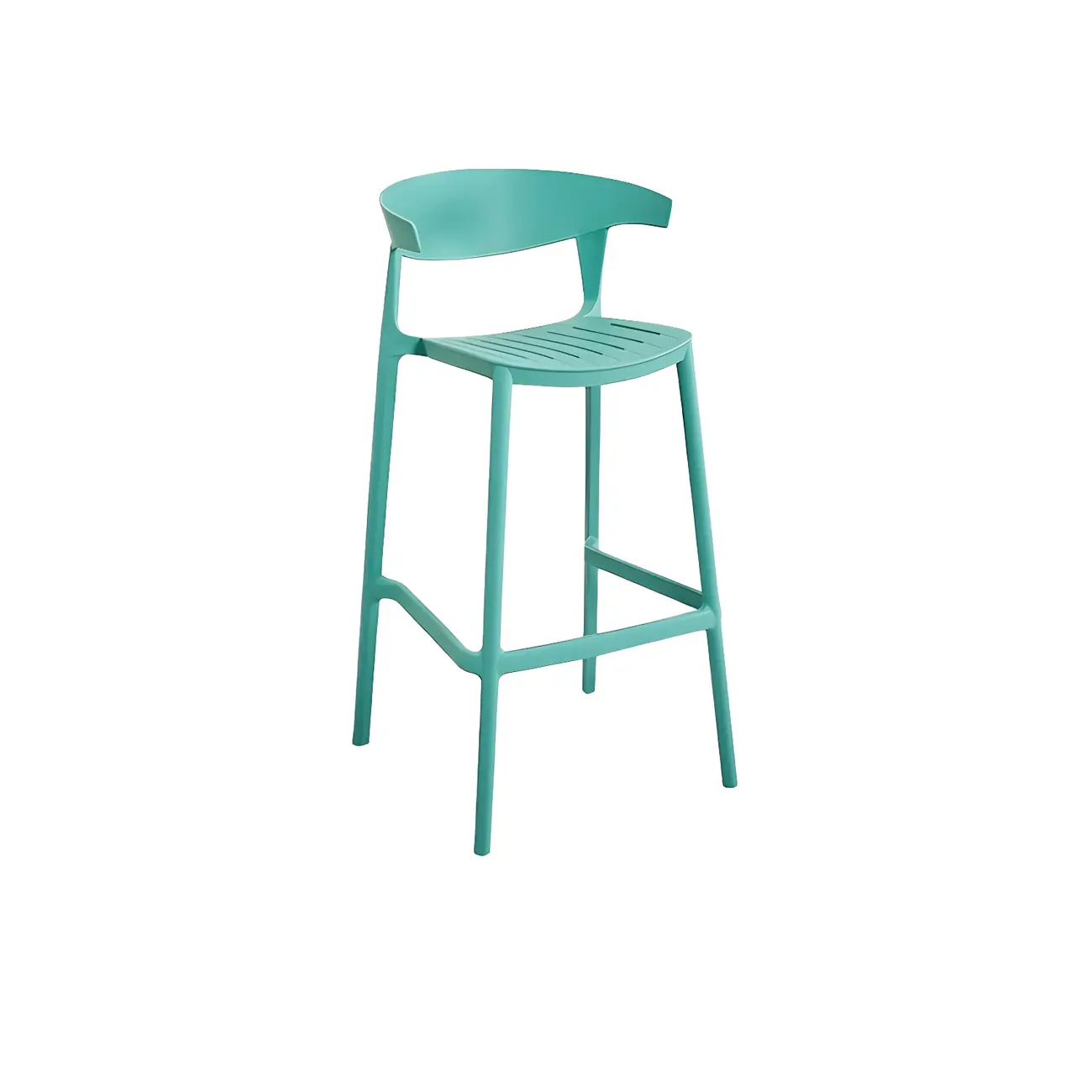Modern Acrylic Sleek Durable Vibrant Colors Bar Stool Image - 47 | homeyfad
