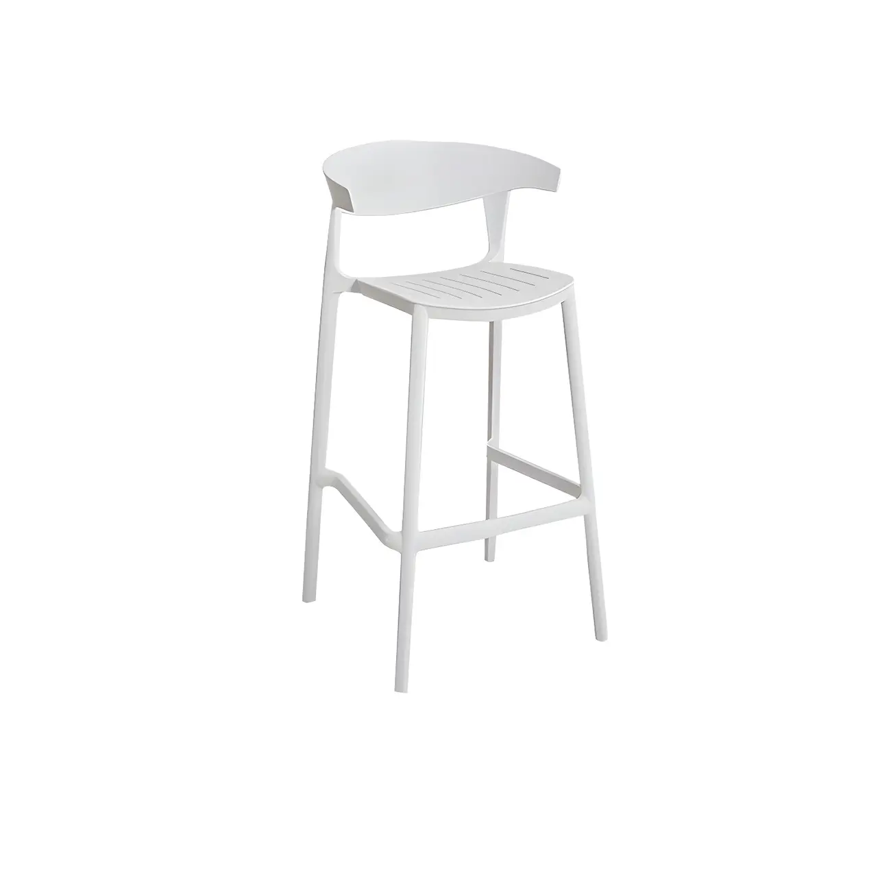 Modern Acrylic Sleek Durable Vibrant Colors Bar Stool Image - 52 | homeyfad