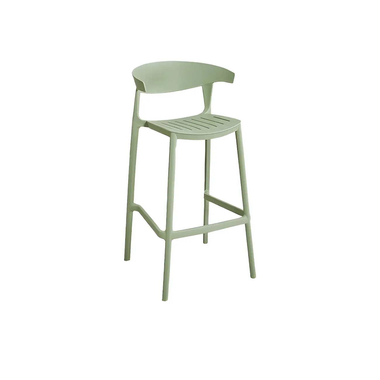 Modern Acrylic Sleek Durable Vibrant Colors Bar Stool Image - 57 | homeyfad