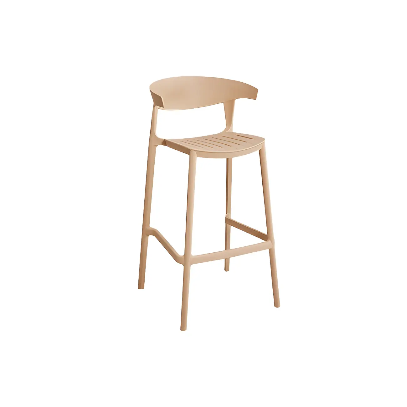 Modern Acrylic Sleek Durable Vibrant Colors Bar Stool Image - 62 | homeyfad