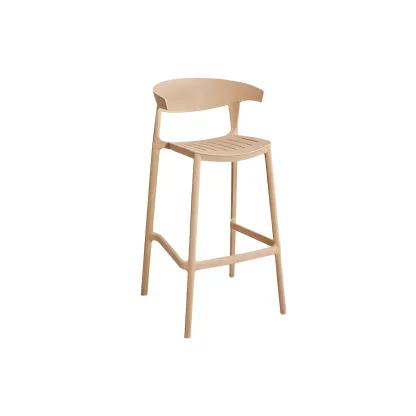 Modern Acrylic Sleek Durable Vibrant Colors Bar Stool Image - 62