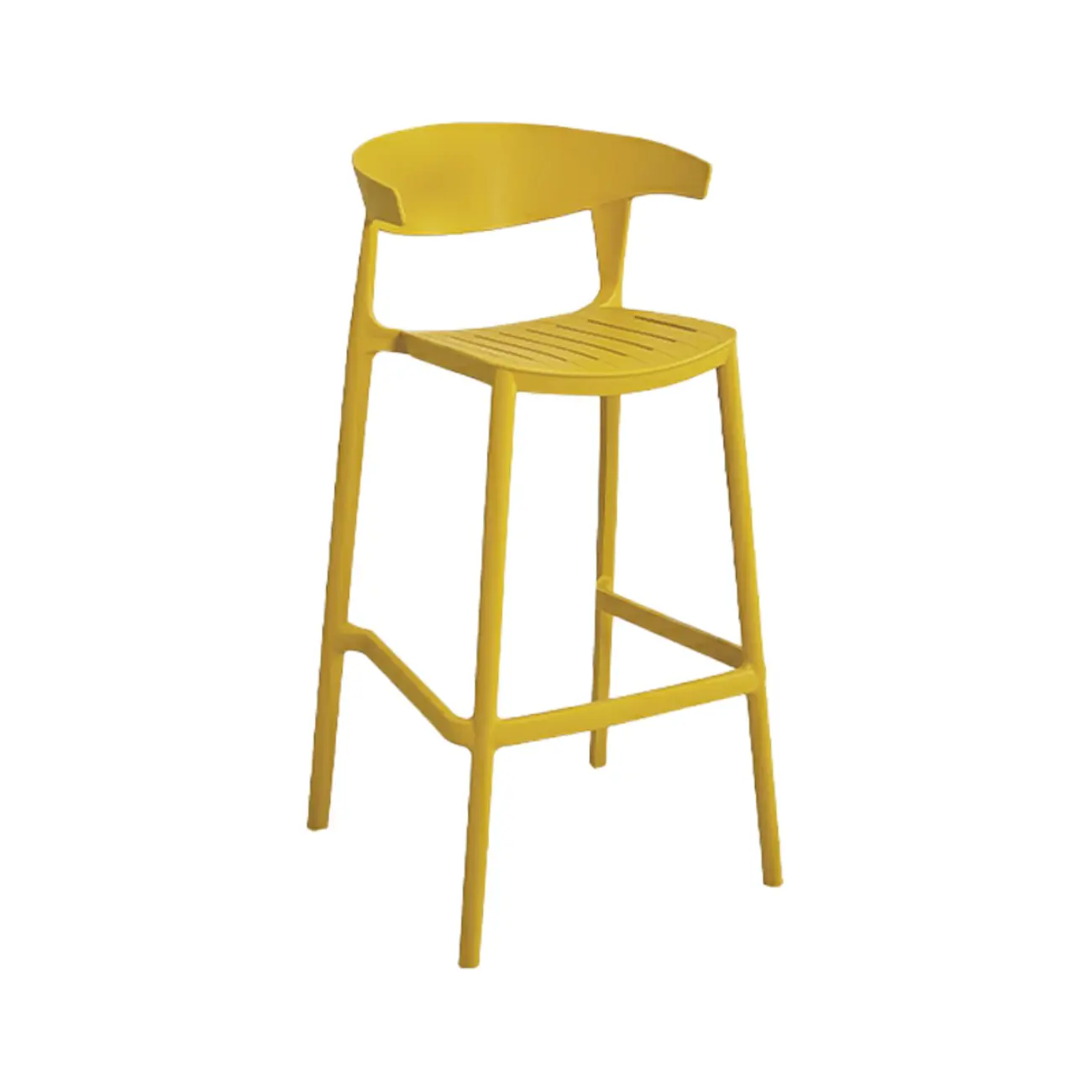 Modern Acrylic Sleek Durable Vibrant Colors Bar Stool Image - 72 | homeyfad