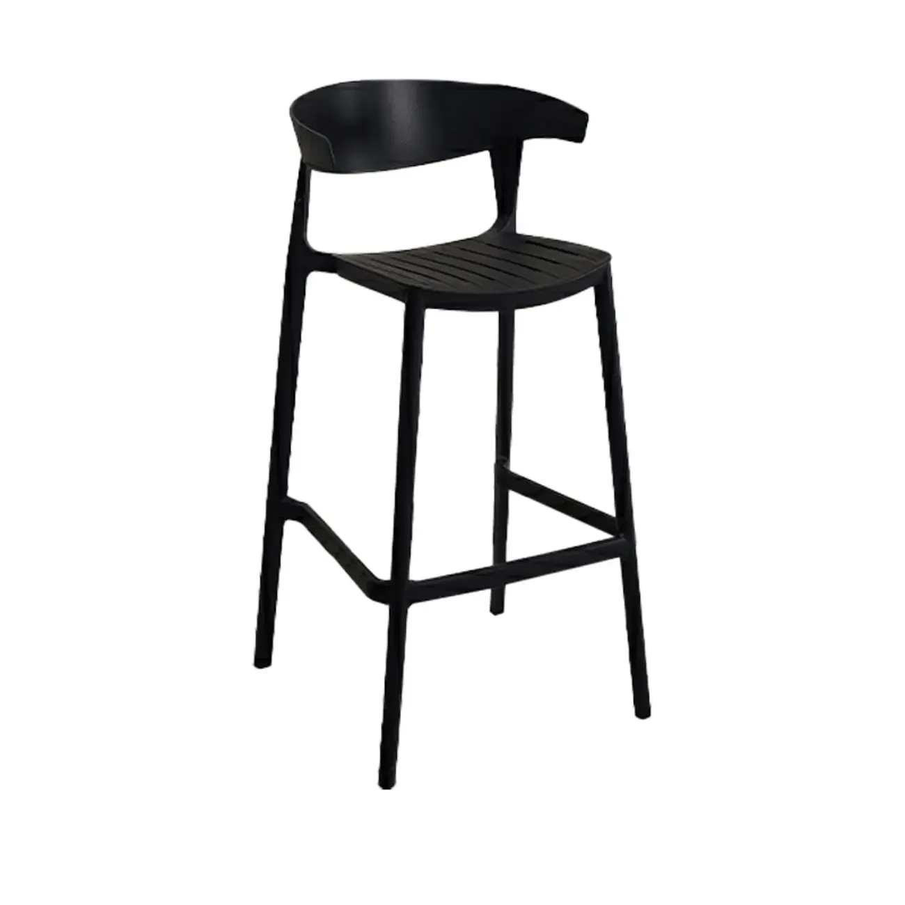 Modern Acrylic Sleek Durable Vibrant Colors Bar Stool Image - 87