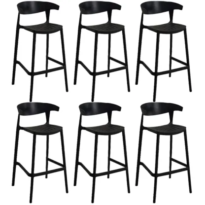 Modern Acrylic Sleek Durable Vibrant Colors Bar Stool Image - 90