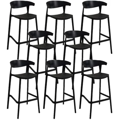 Modern Acrylic Sleek Durable Vibrant Colors Bar Stool Image - 91