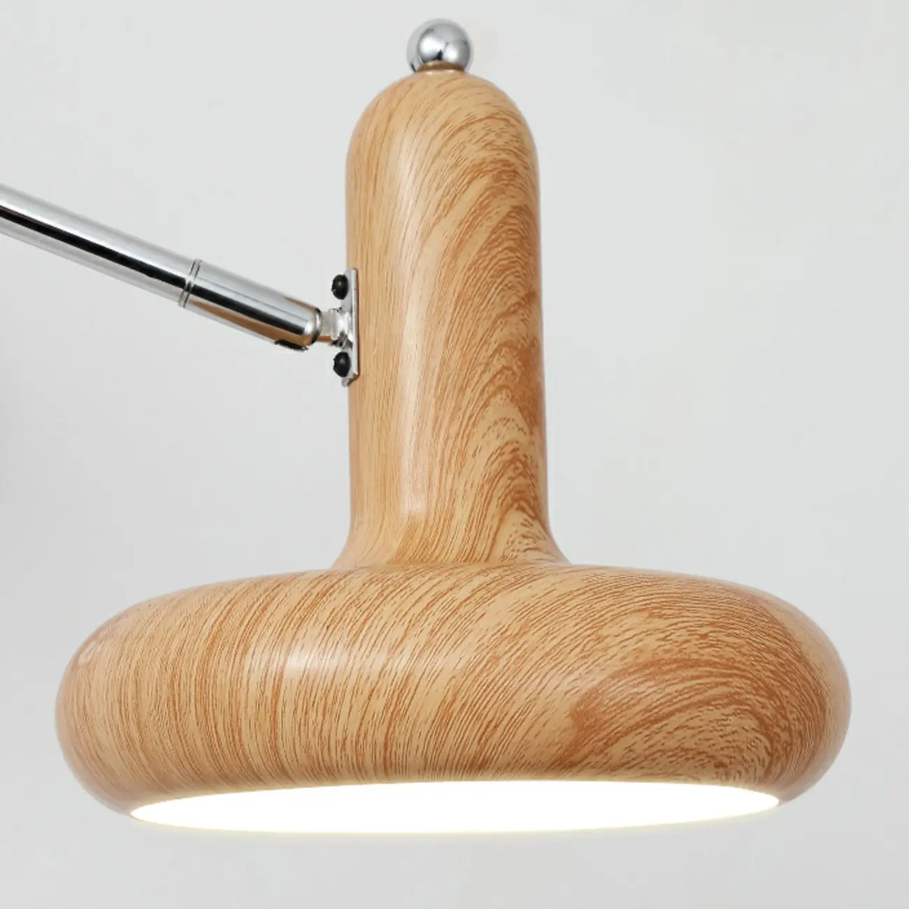 Simple Silver Metal Swing Arm Wall Light Image - 12 | homeyfad