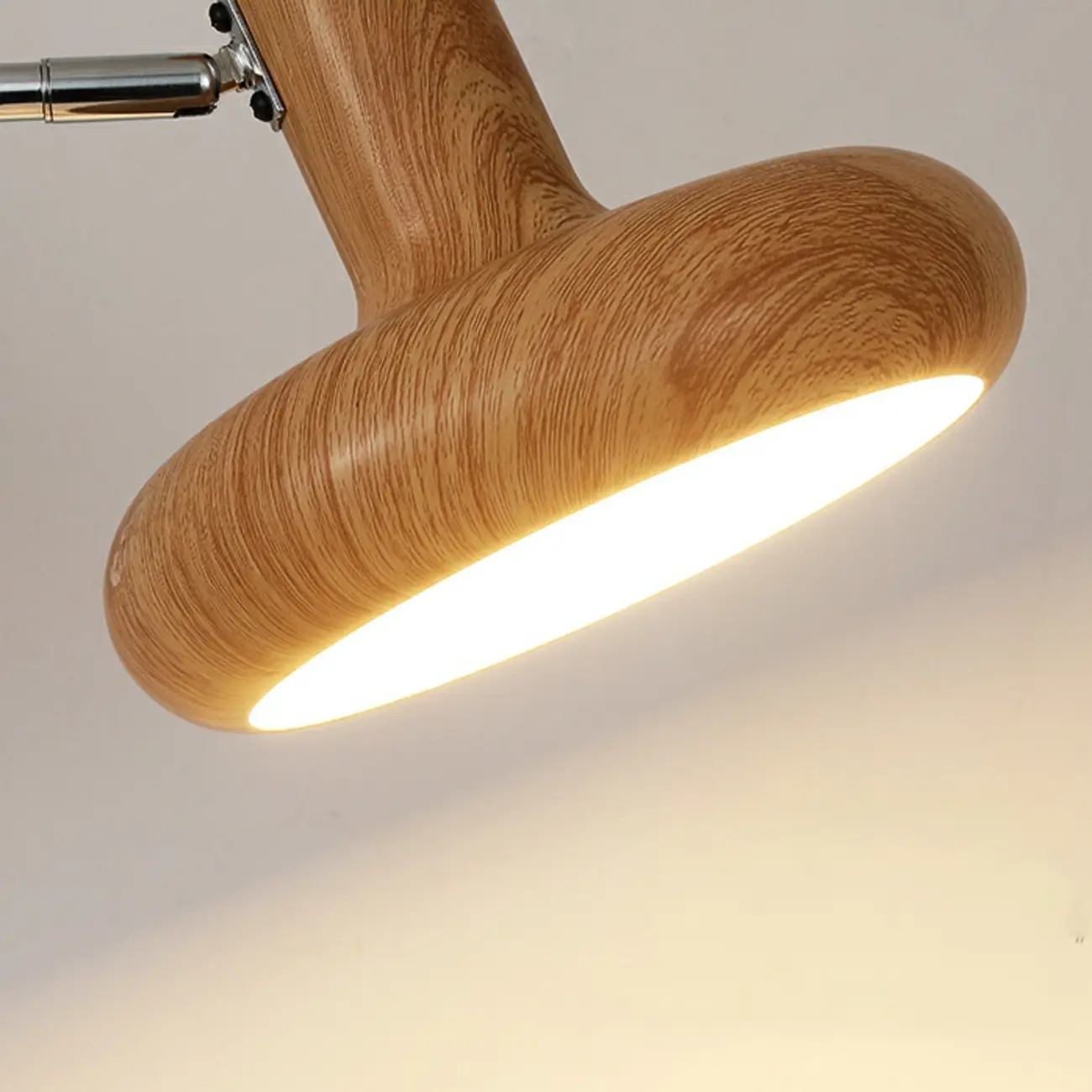 Simple Silver Metal Swing Arm Wall Light Image - 13 | homeyfad