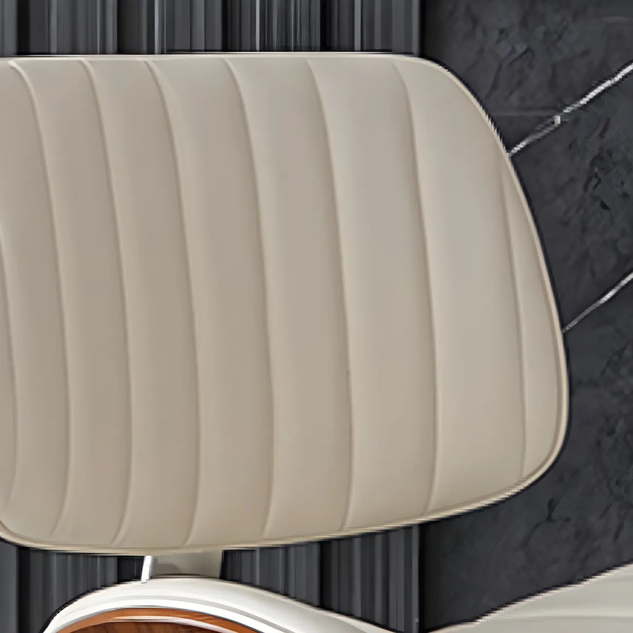 Adjustable Armless Bucket Swivel Leather Bar Stool Image - 11 | homeyfad