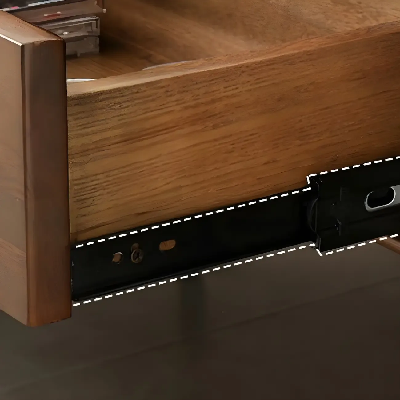 Stylish Wooden Mueble Para TV Stand with Drawers for Home Image - 8