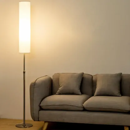 Modern Geometric Floor Lamp with Adjustable Height Image - 2
