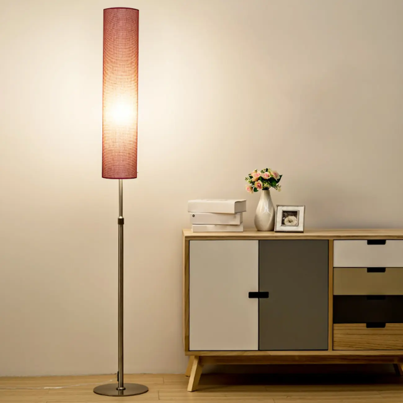 Modern Geometric Floor Lamp with Adjustable Height Image - 5 | homeyfad