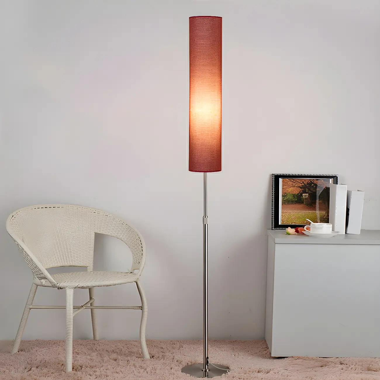 Modern Geometric Floor Lamp with Adjustable Height Image - 3 | homeyfad