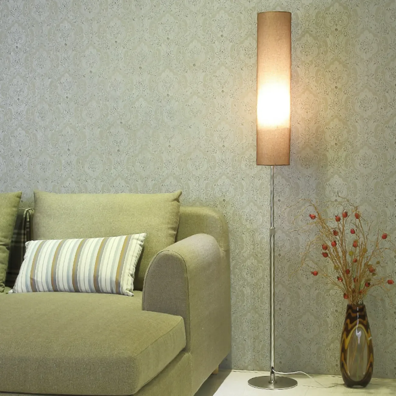 Modern Geometric Floor Lamp with Adjustable Height Image - 12